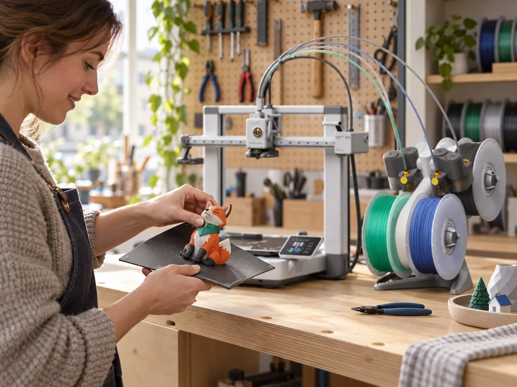 Användning 3D-skrivare: Bambu Lab A1 Combo i vardagen