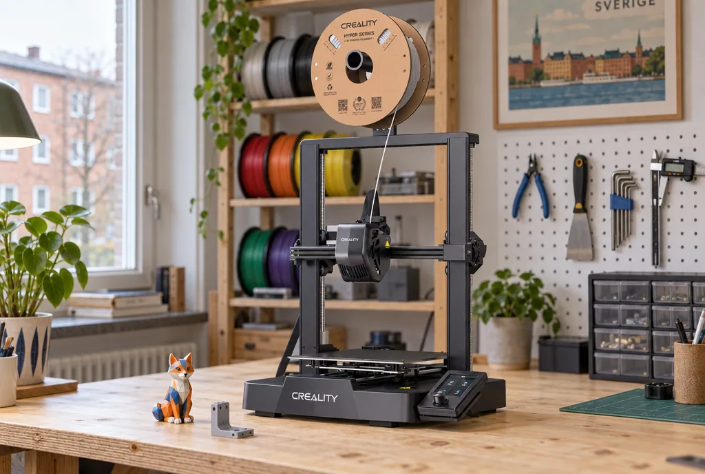 testx.se testar Creality Ender-3 V3 SE: bästa billiga i vardagsmiljö