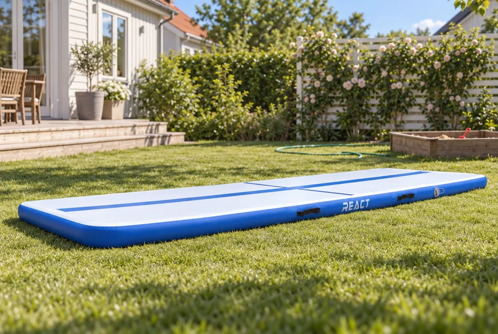 testx.se testar React Airtrack 3x1m: bästa billiga i vardagsmiljö