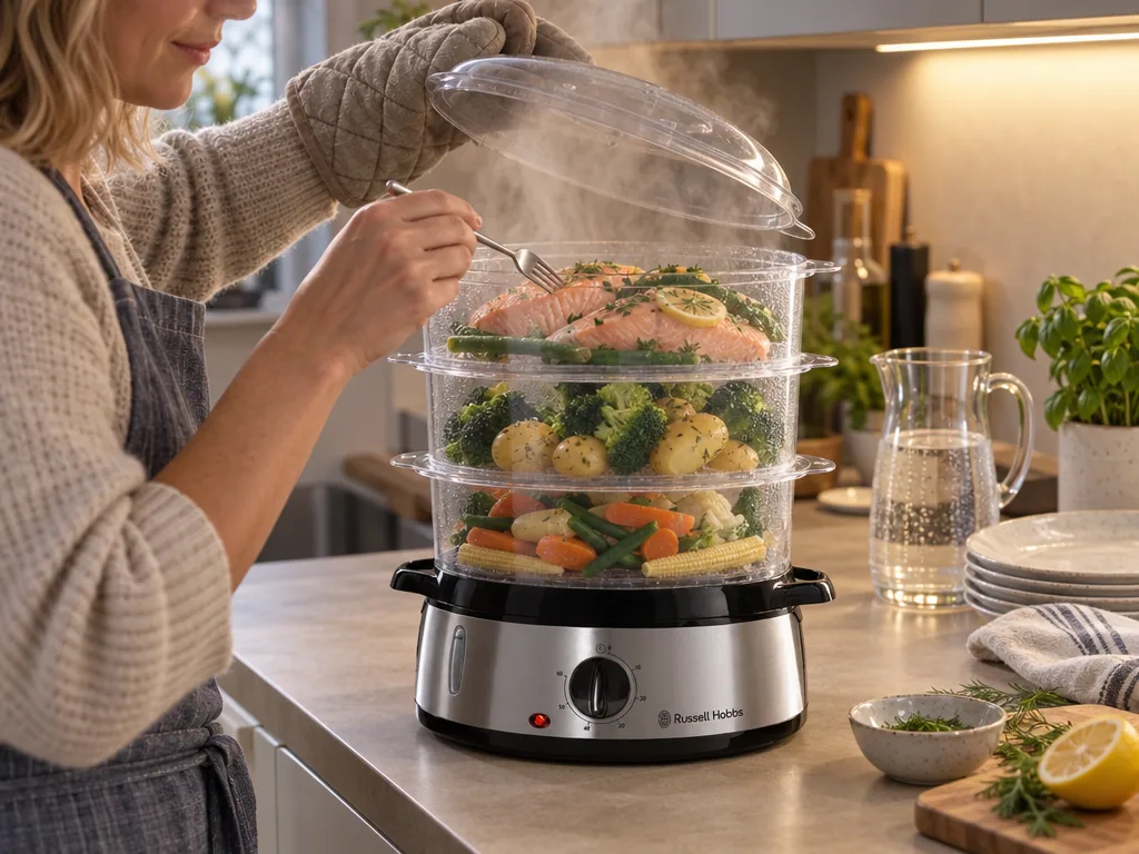 Användning ångkokare: Russell Hobbs 19270-56 i vardagen