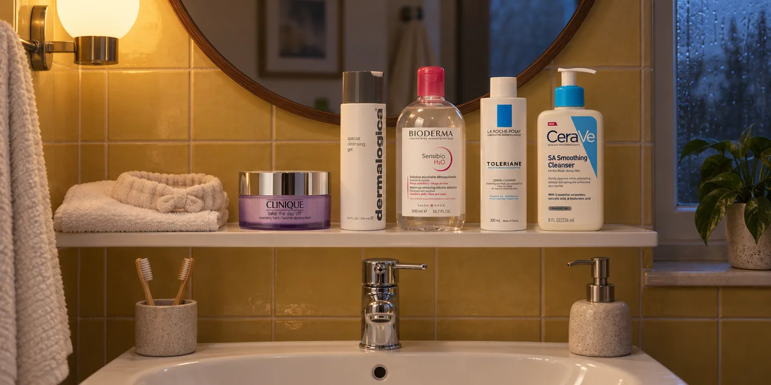 Testvinnarna från testet av ansiktsrengöring: Clinique Take The Day Off Cleansing Balm, Dermalogica Special Cleansing Gel 250ml, Bioderma Sensibio H2O 500ml, La Roche-Posay Toleriane Dermo-Cleanser, CeraVe SA Smoothing Cleanser 236ml
