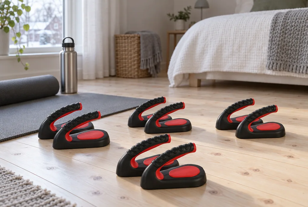 testx.se testar Gymstick Push Up Bars: armhävningshandtag bäst i test i vardagsmiljö