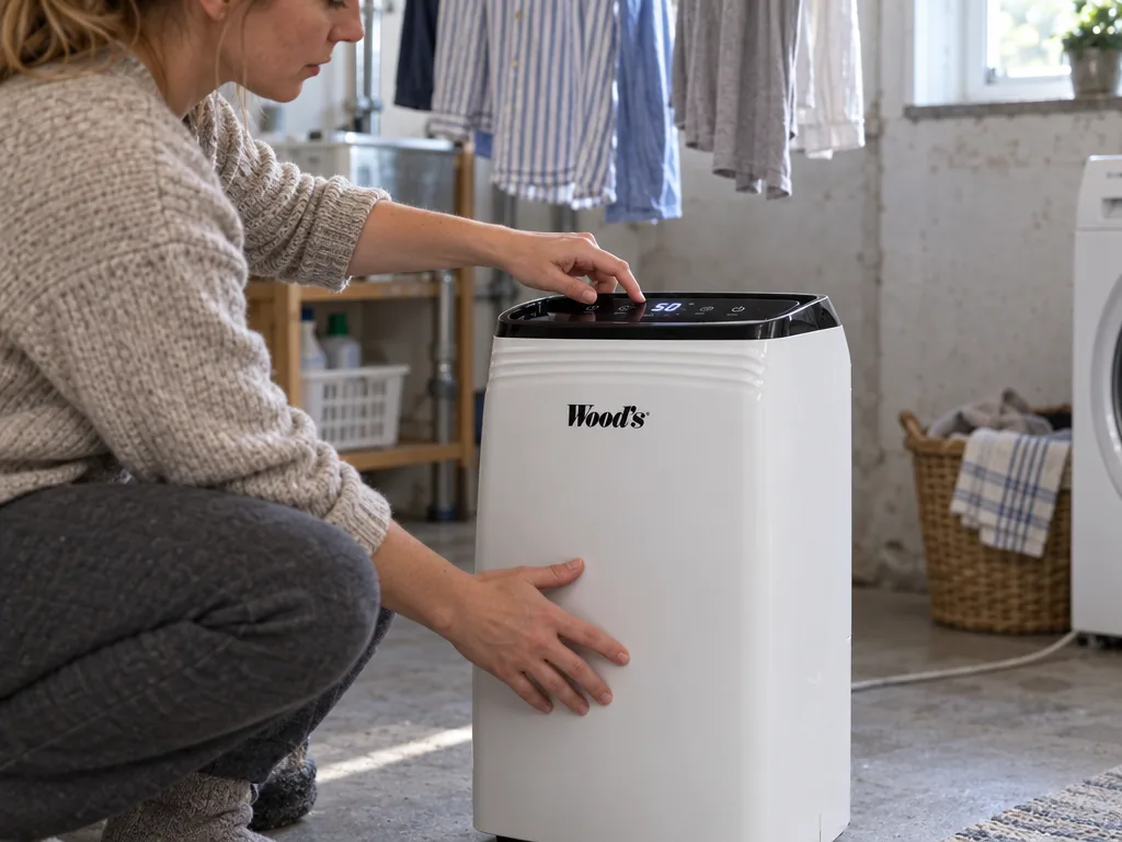 Användning avfuktare: Wood's MDK21 i vardagen