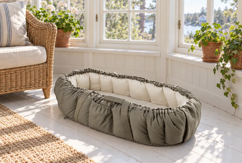 testx.se testar Sebra 3-i-1 Babynest Dark Olive: bästa premiumvalet i vardagsmiljö