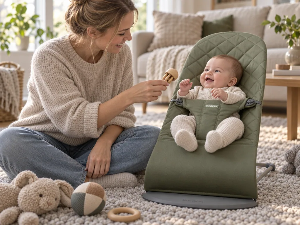 Användning babysitter: BabyBjörn Bliss Vävd i vardagen