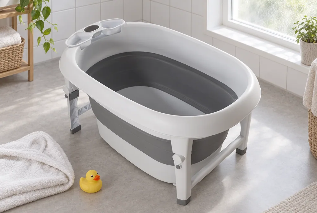 testx.se testar BabyDan Foldable Bath 100 L: bästa premiumvalet i vardagsmiljö