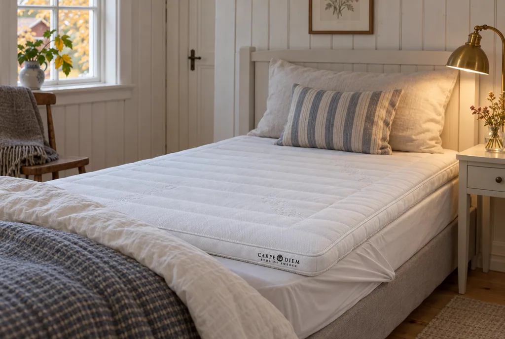 testx.se testar Carpe Diem Premium 160x200 cm: bäddmadrass bäst i test i vardagsmiljö