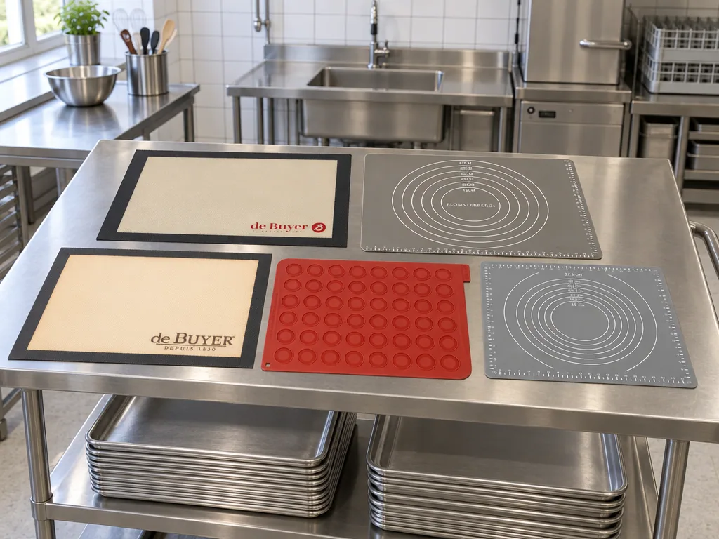 Olika sorters bakmatta: de fem testade modellerna sida vid sida