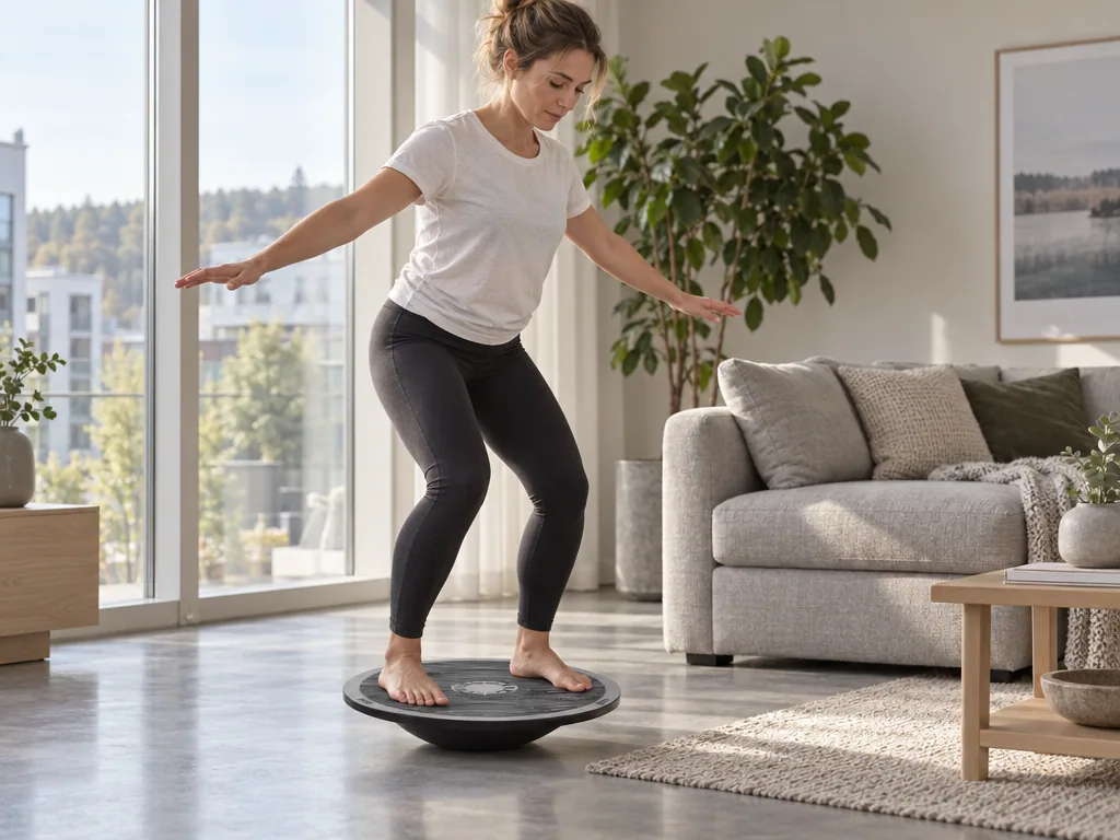 Användning balansplatta: Casall Balance Board II i vardagen