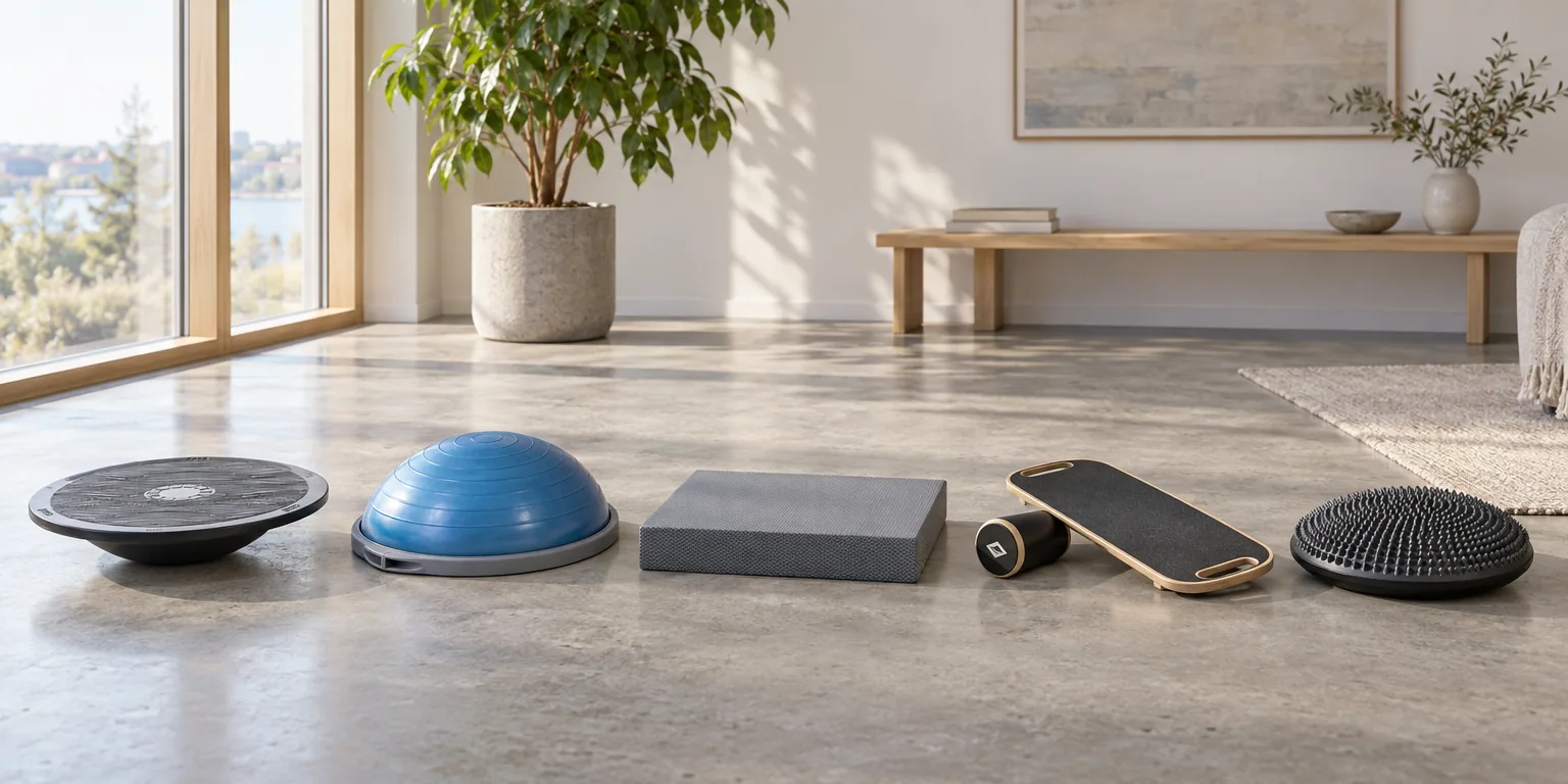 Testvinnarna från testet av balansplatta: Casall Balance Board II, Bosu Pro Balance Trainer, Abilica BalancePad Large, Schildkröt Wooden Balance Board, Gymstick Stability Air Pad