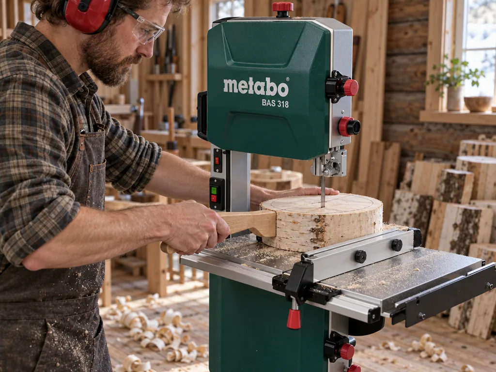 Användning bandsåg: Metabo BAS 318 Precision WNB i vardagen