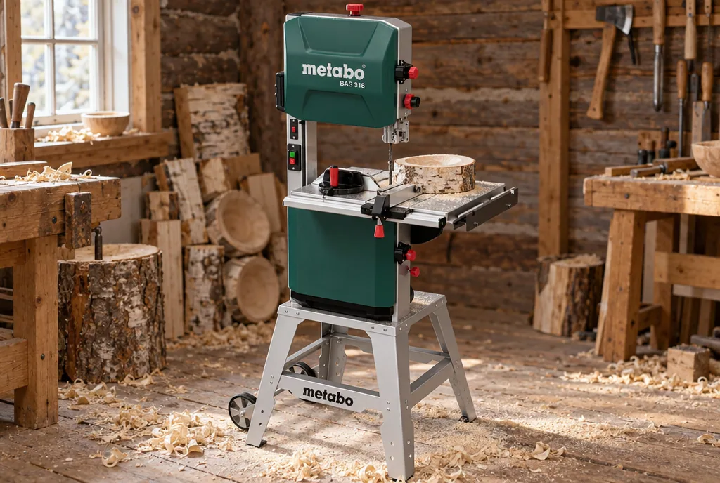 testx.se testar Metabo BAS 318 Precision WNB: bandsåg bäst i test i vardagsmiljö