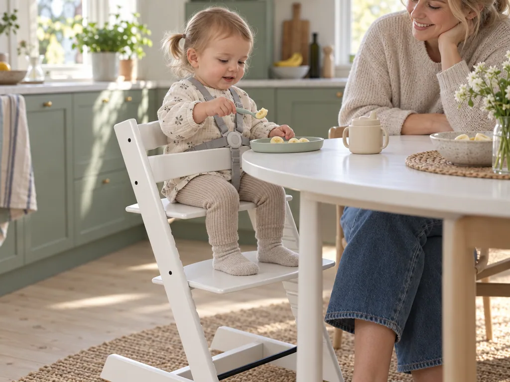 Användning barnstol: Stokke Tripp Trapp i vardagen