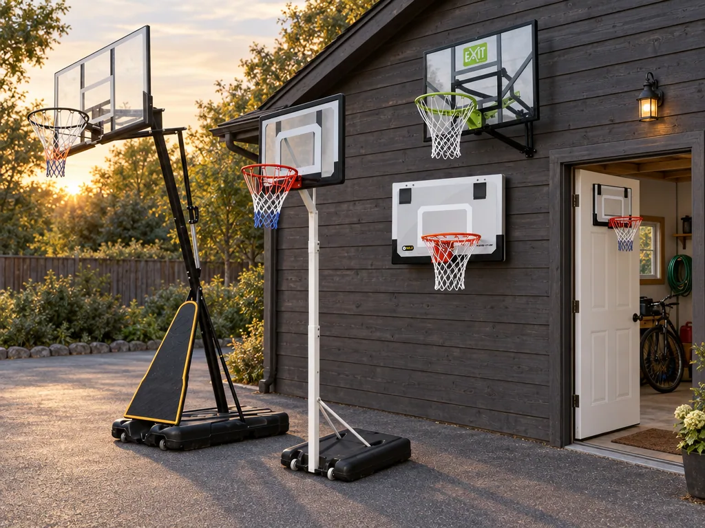 Olika sorters basketkorg: de fem testade modellerna sida vid sida