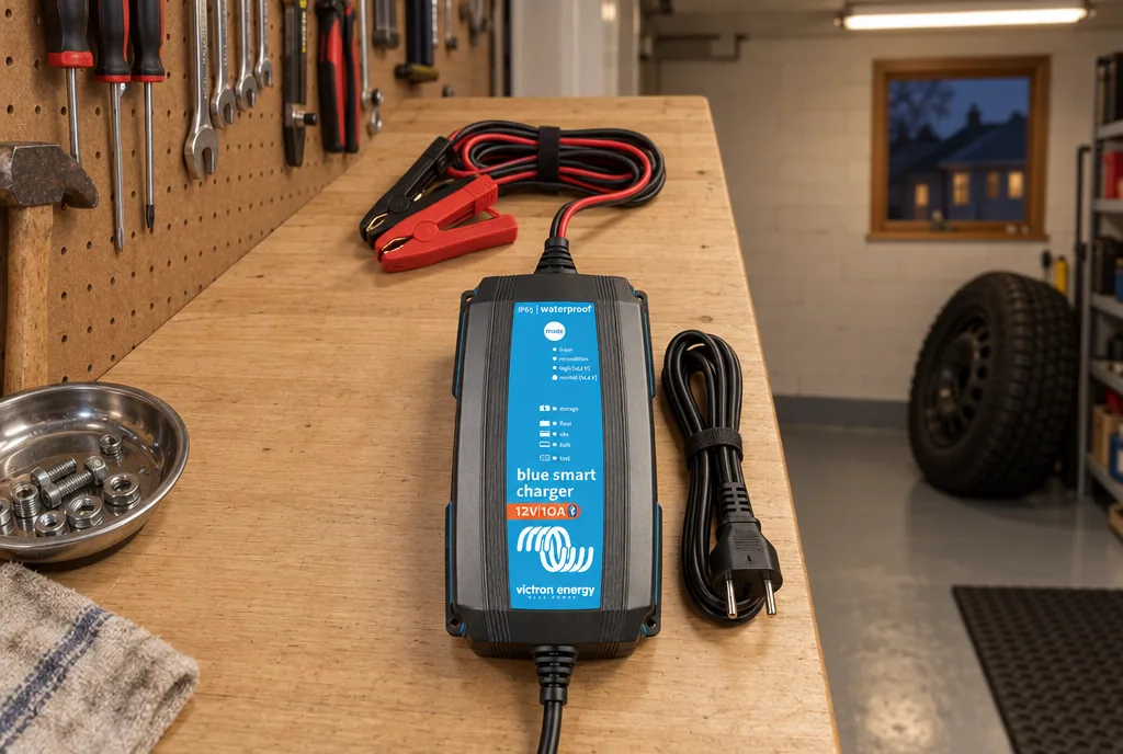testx.se testar Victron Blue Smart IP65 12/15: bästa för husbil och båt i vardagsmiljö