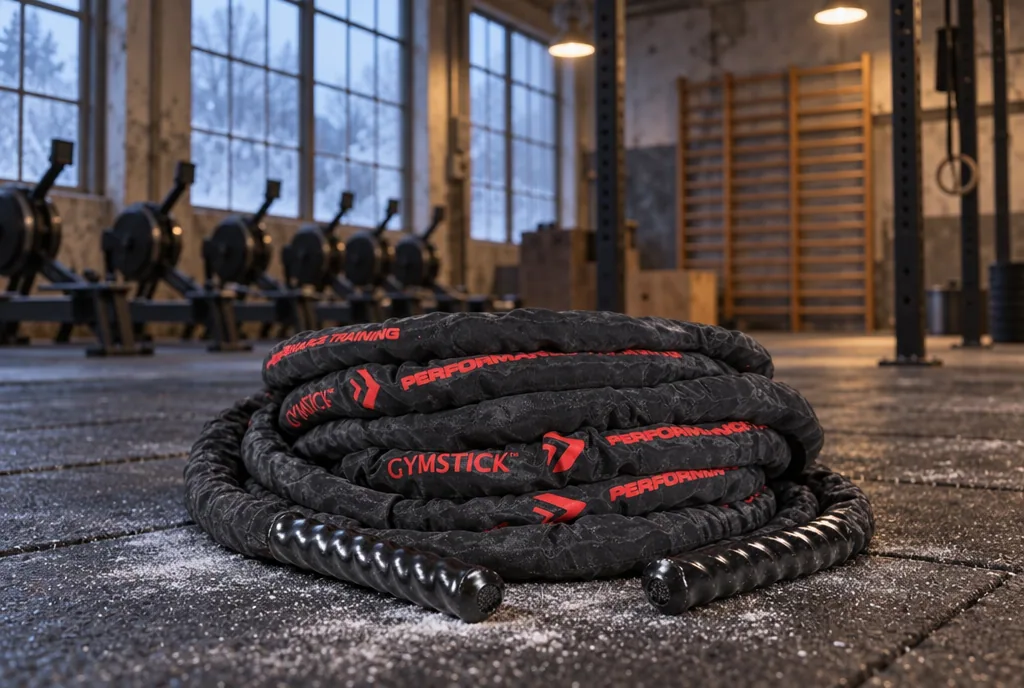 testx.se testar Gymstick Battle Rope with Cover 12 m 5 cm: battle rope bäst i test i vardagsmiljö