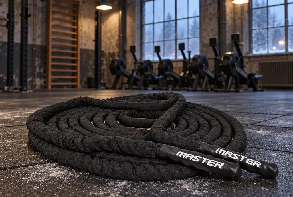 testx.se testar Master Fitness Battlerope med nylonöverdrag: bästa premiumvalet i vardagsmiljö