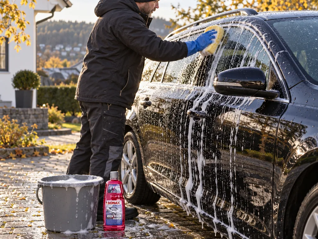 Användning bilschampo: Sonax Xtreme RichFoam Shampoo i vardagen