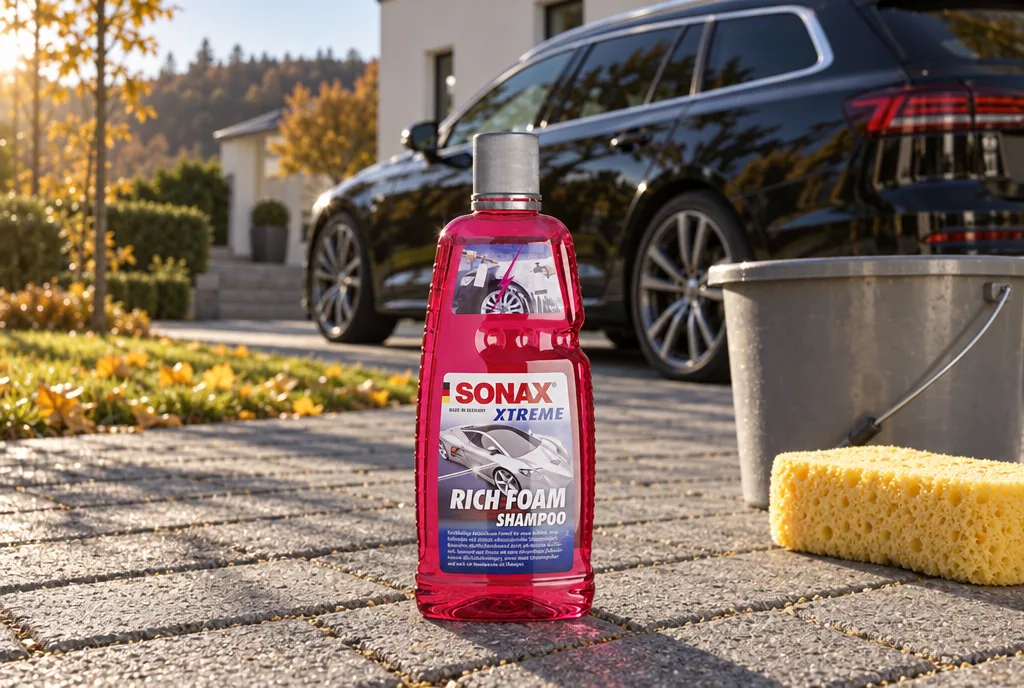 testx.se testar Sonax Xtreme RichFoam Shampoo: bilschampo bäst i test i vardagsmiljö