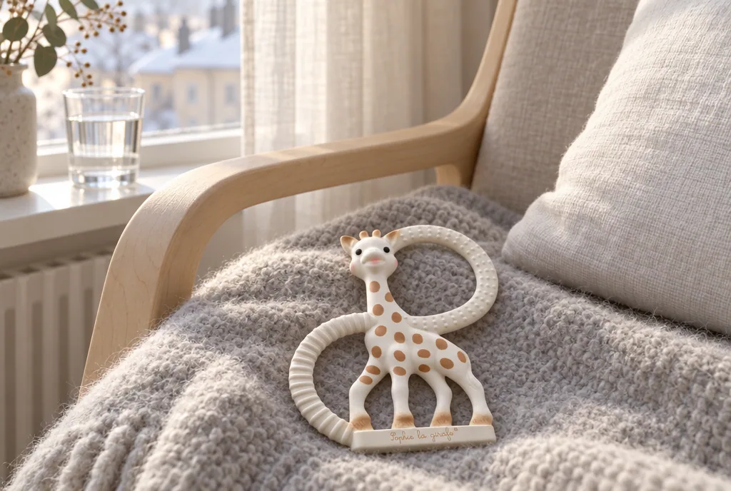testx.se testar Sophie la girafe So'Pure Soft: bitleksak bäst i test i vardagsmiljö