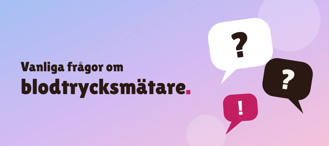 Vanliga frågor om blodtrycksmätare