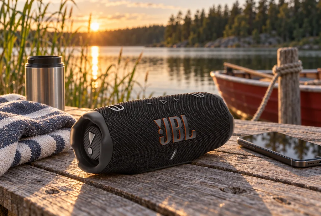 testx.se testar JBL Charge 6: bluetooth-högtalare bäst i test i vardagsmiljö