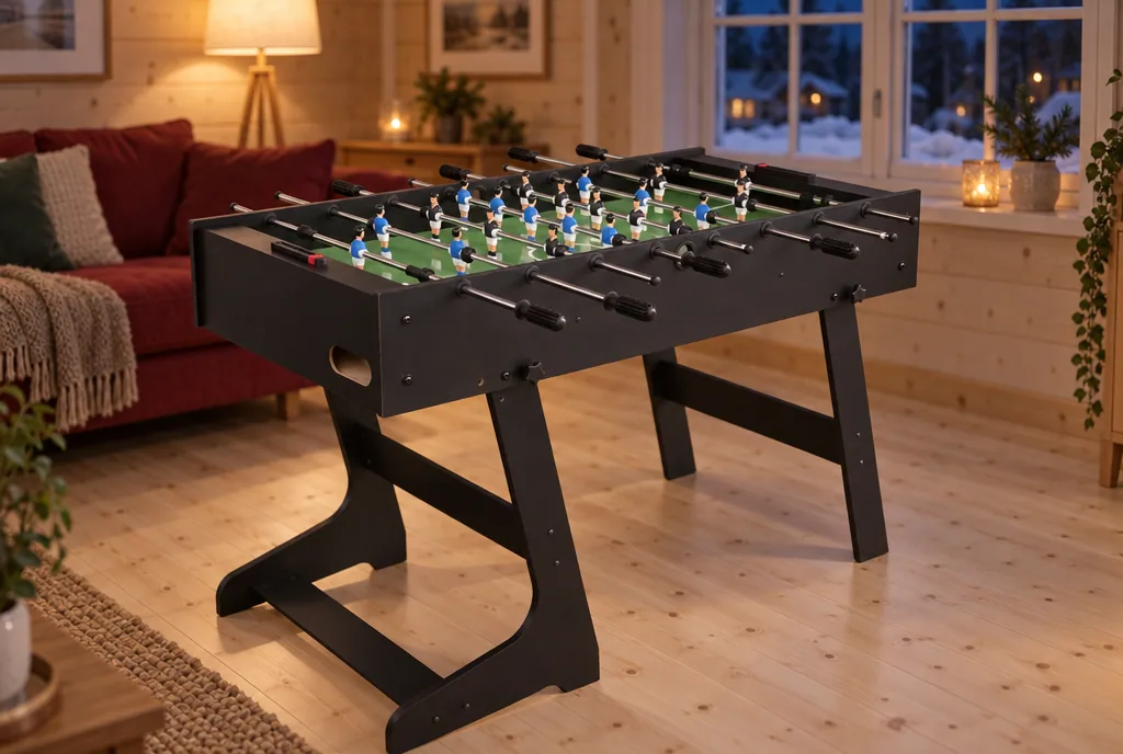 testx.se testar Nordic Games hopfällbart fotbollsbord 4 ft: bästa hopfällbara i vardagsmiljö