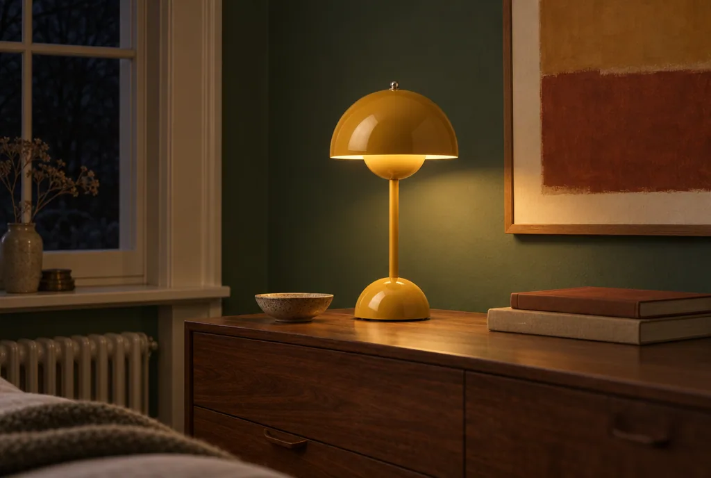 testx.se testar &Tradition Flowerpot VP9 Mustard: bordslampa bäst i test i vardagsmiljö