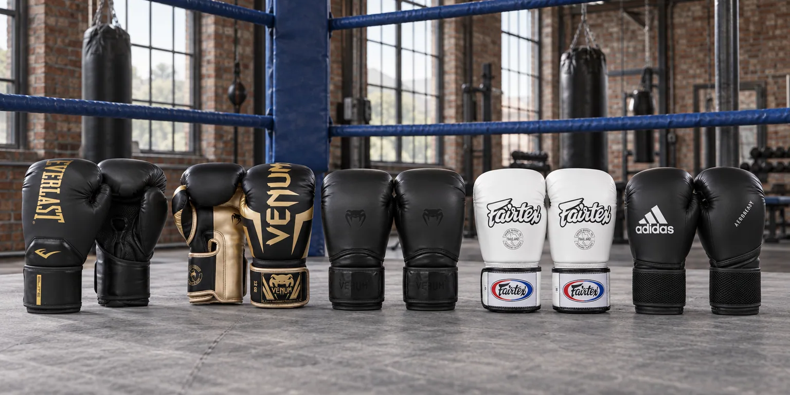 Testvinnarna från testet av boxningshandskar: Everlast Elite 2, Venum Elite, Venum Contender 1.5, Fairtex BGV1, adidas Hybrid 25