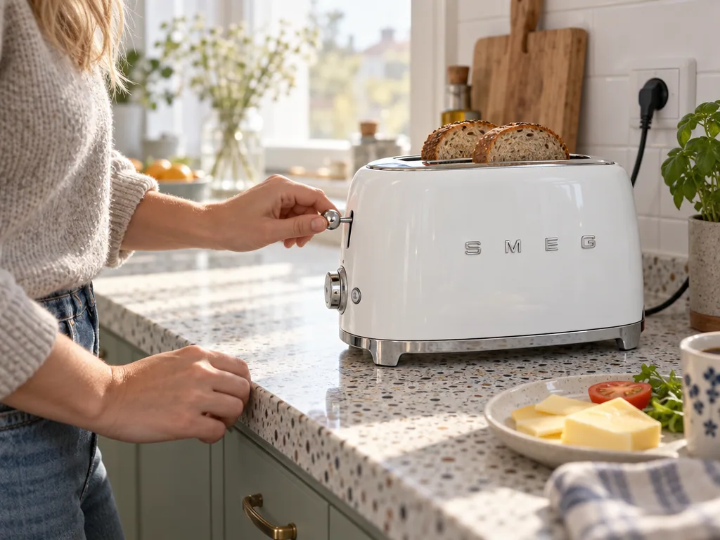 Användning brödrost: Smeg 50's Style TSF01WHEU i vardagen