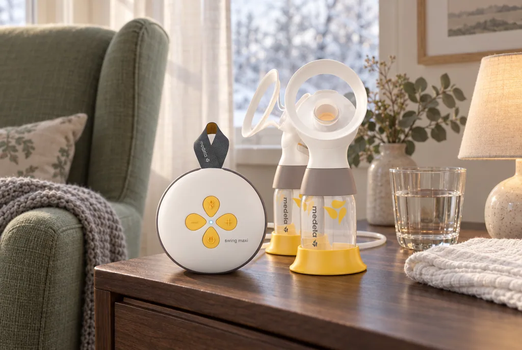 testx.se testar Medela Swing Maxi Dubbel: bröstpump bäst i test i vardagsmiljö