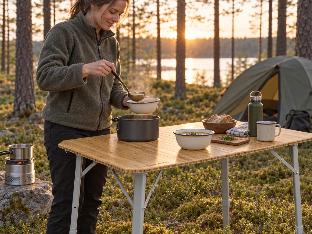 Användning campingbord: Dometic Go Compact Camp Table i vardagen
