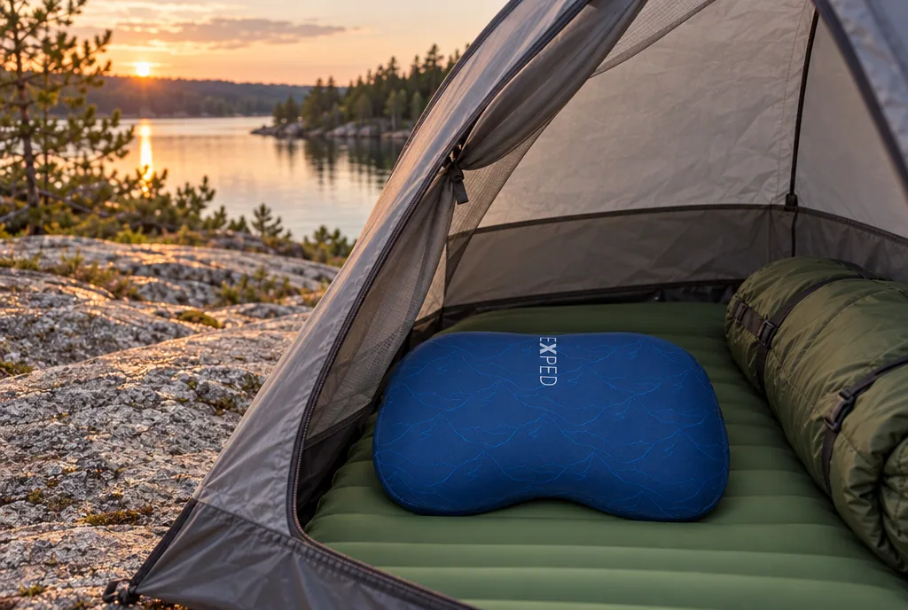 testx.se testar Exped DownPillow M: bästa premiumvalet i vardagsmiljö