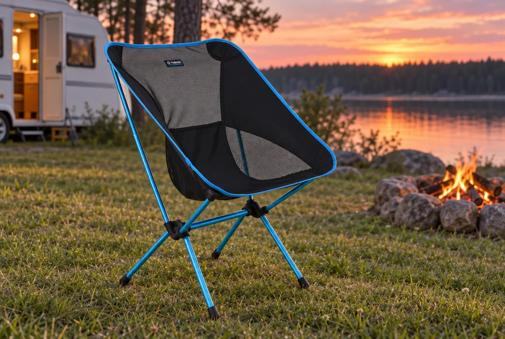 testx.se testar Helinox Chair One: campingstol bäst i test i vardagsmiljö