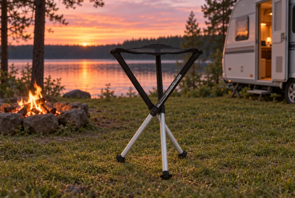 testx.se testar Walkstool Comfort 55: bästa campingpallen i vardagsmiljö