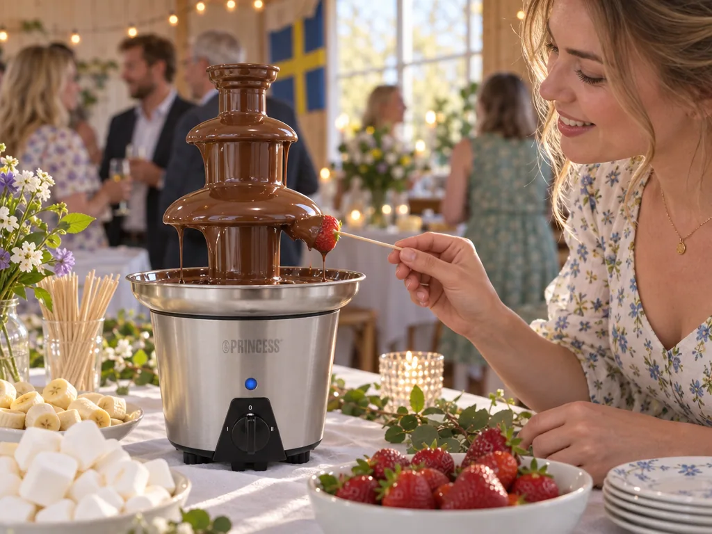 Användning chokladfontän: Princess XL 292998 i vardagen