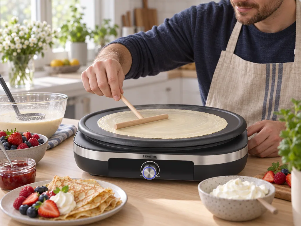 Användning crêpesjärn: Severin CM 2199 i vardagen