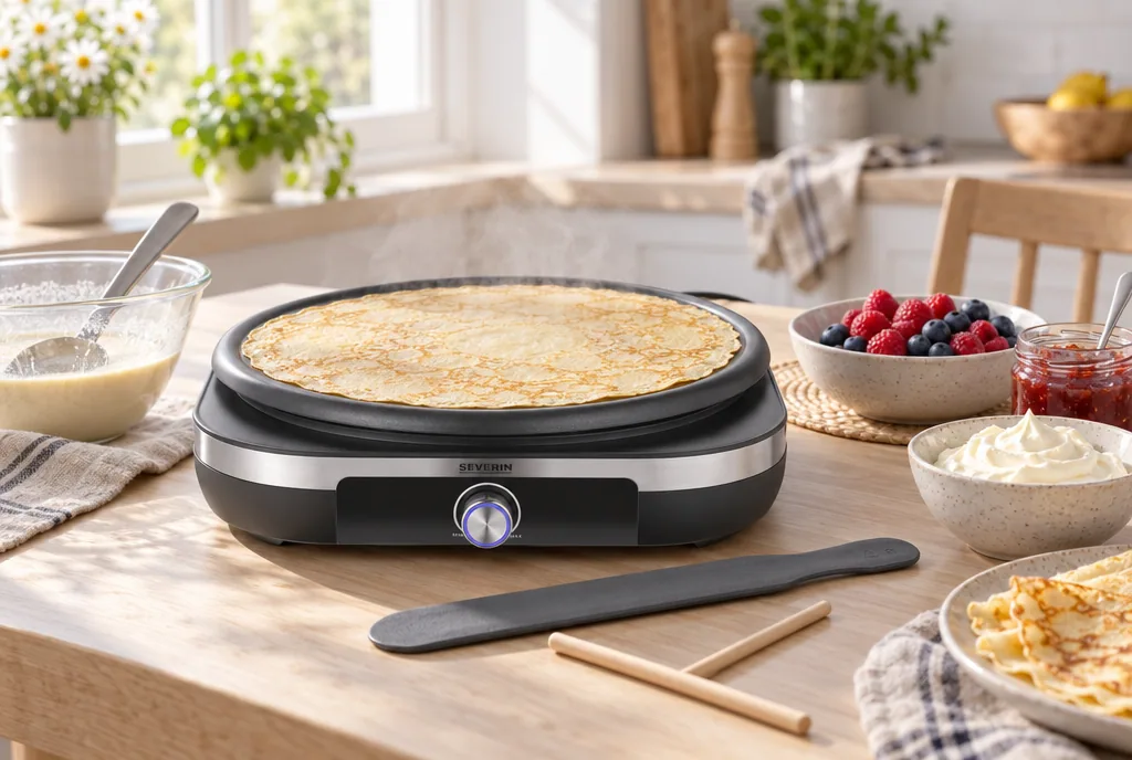 testx.se testar Severin CM 2199: crêpesjärn bäst i test i vardagsmiljö