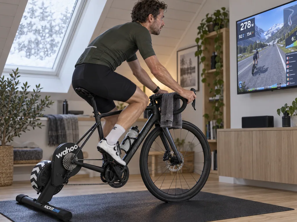 Användning cykeltrainer: Wahoo Kickr Core 2 i vardagen