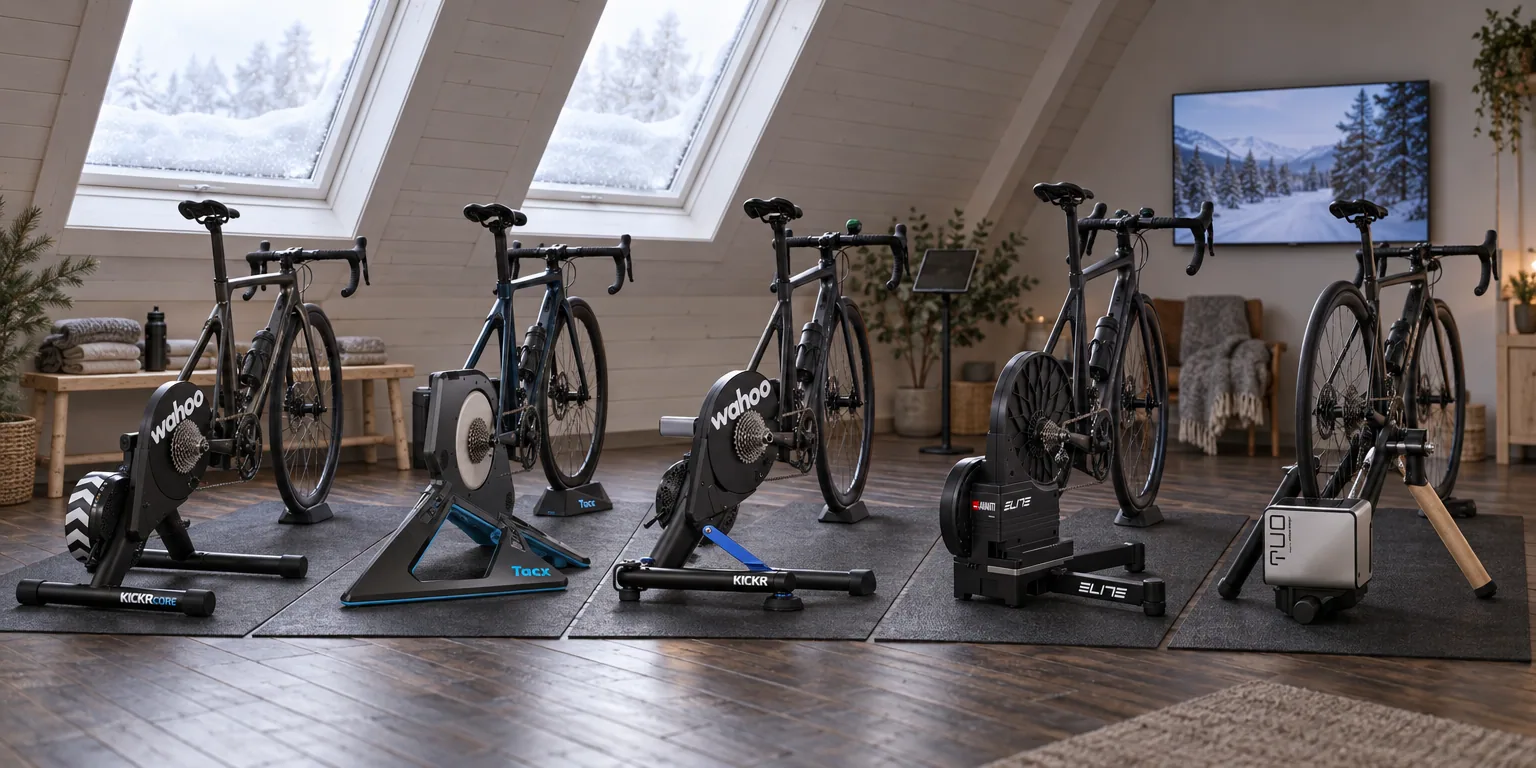 Testvinnarna från testet av cykeltrainer: Wahoo Kickr Core 2, Garmin Tacx Neo 2T, Wahoo Kickr V6, Elite Avanti, Elite Tuo