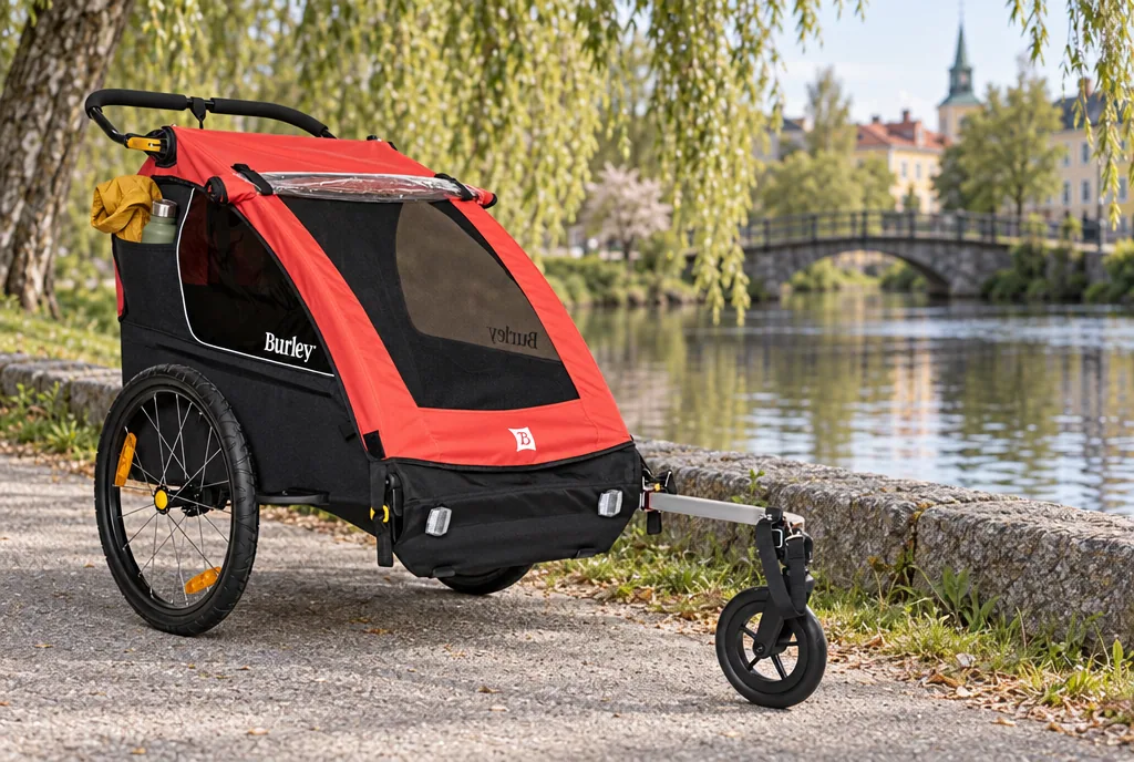 testx.se testar Burley Honey Bee: bästa lättviktsvagn i vardagsmiljö