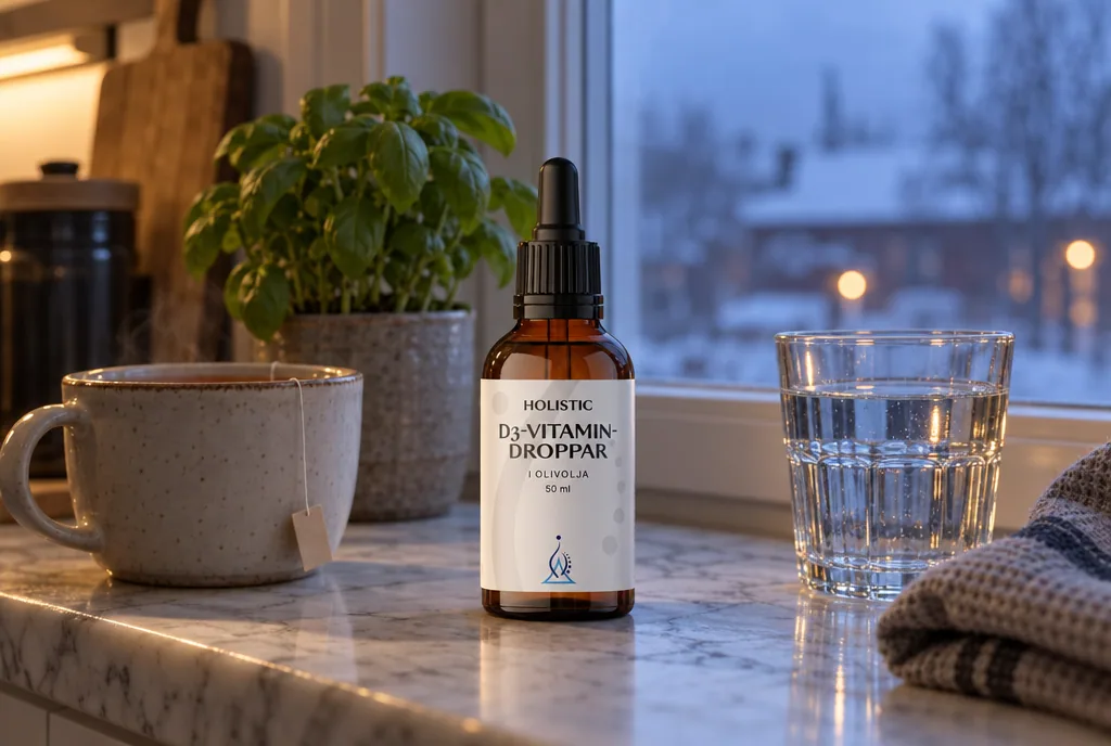 testx.se testar Holistic D3-vitamin droppar 50 ml: bästa droppar i vardagsmiljö