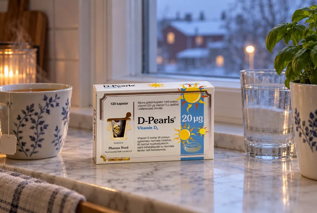 testx.se testar Pharma Nord D-Pearls 20 µg: d-vitamin bäst i test i vardagsmiljö
