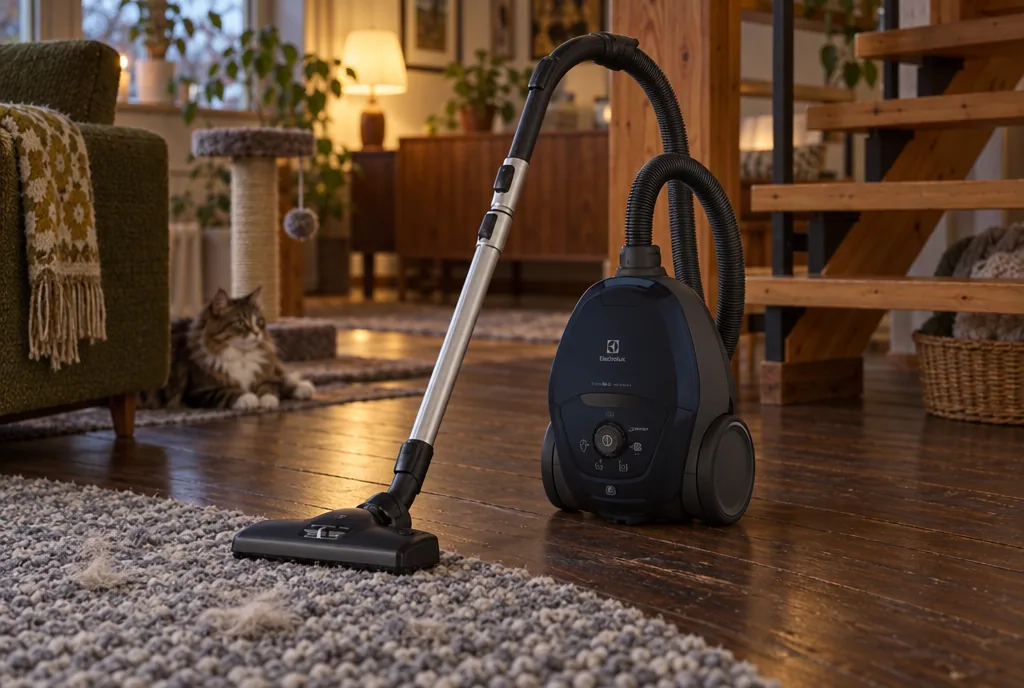 testx.se testar Electrolux Pure D8 PD82-4ST: tystaste valet i vardagsmiljö
