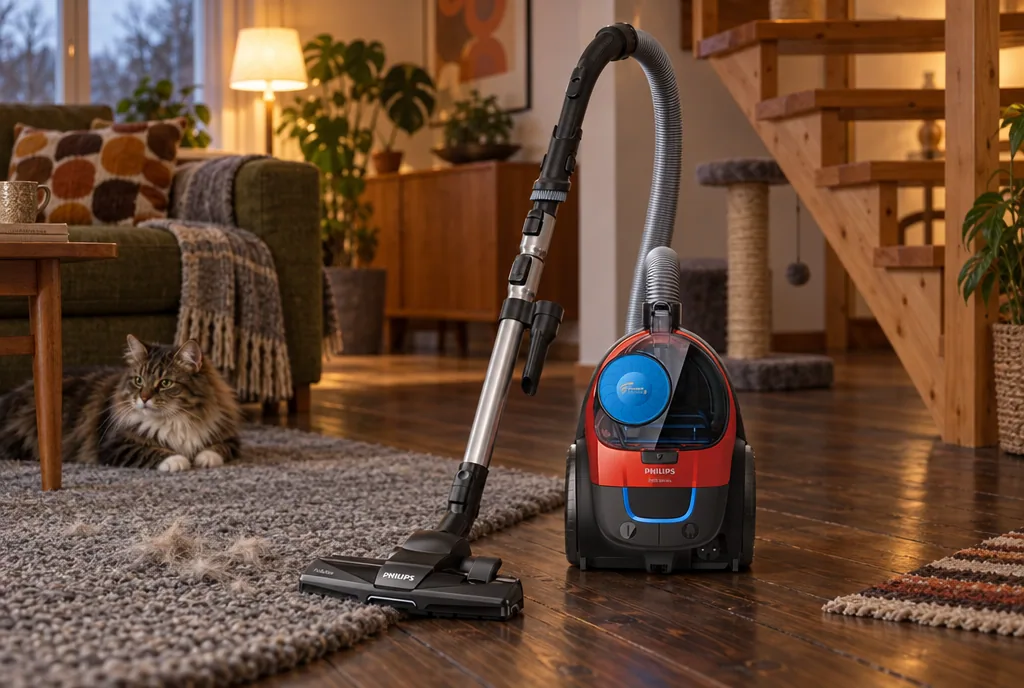 testx.se testar Philips PowerPro Compact FC9330/09: bästa påslösa i vardagsmiljö