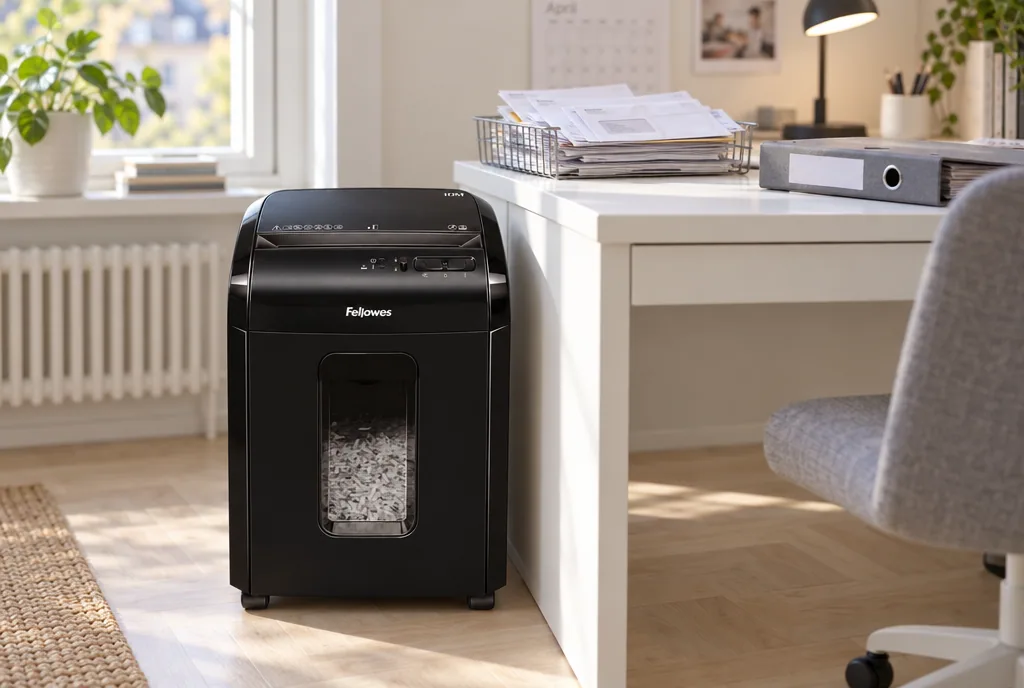 testx.se testar Fellowes Powershred 10M: bästa mikroskär i vardagsmiljö