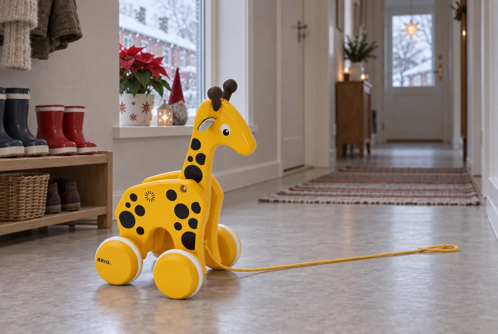 testx.se testar BRIO Giraff 30200: bästa klassiska trädjuret i vardagsmiljö