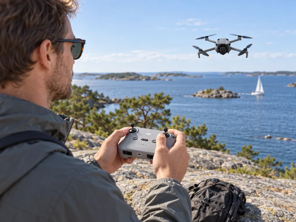 Användning drönare: DJI Mini 5 Pro (RC-N3) i vardagen