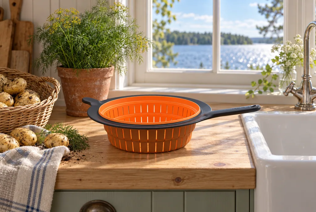 testx.se testar Fiskars Functional Form 26 cm: durkslag bäst i test i vardagsmiljö