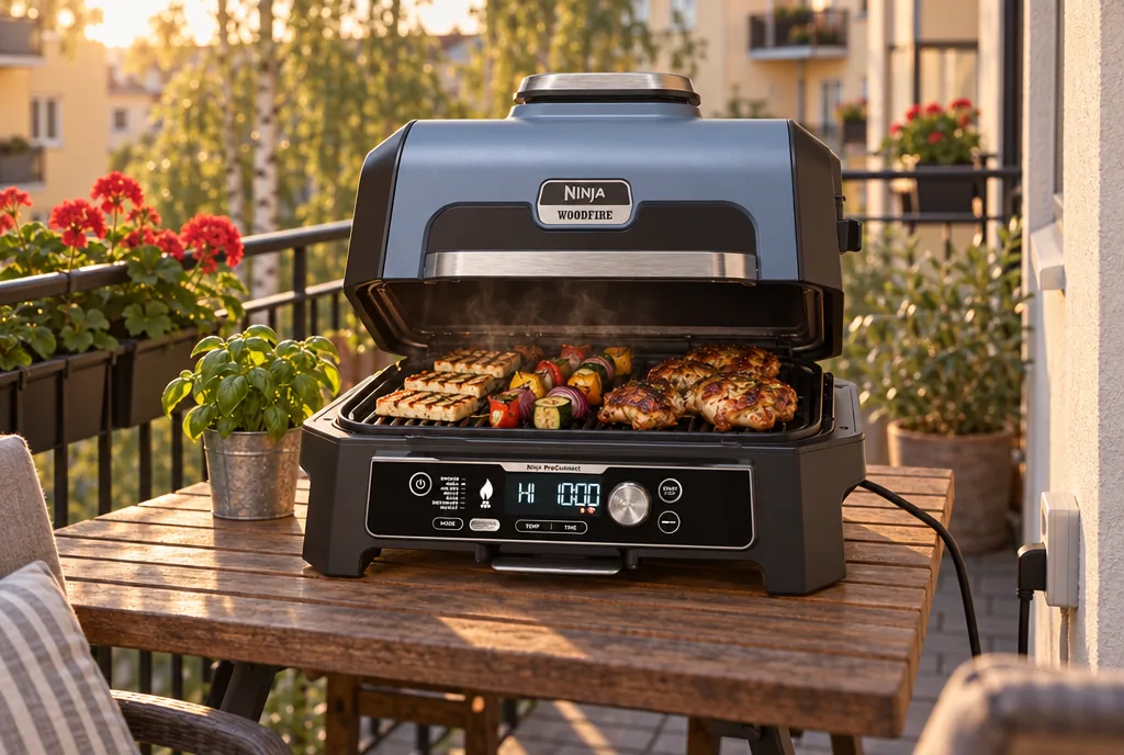 testx.se testar Ninja Woodfire Pro Connect XL OG901EU: bästa med rökarom i vardagsmiljö